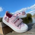 Текстильні кедики D.D.Step Pink з сердечком