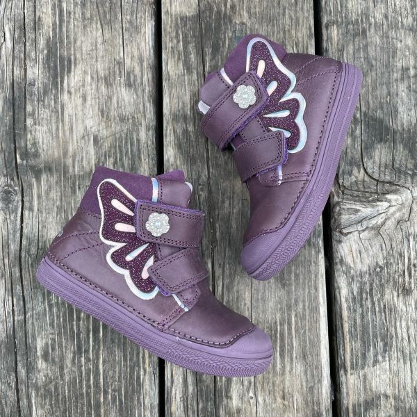 Демі черевики D.D.Step з метеликами Violet