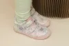 Кросівки для дівчинки D.D.Step Pink з квітковим принтом