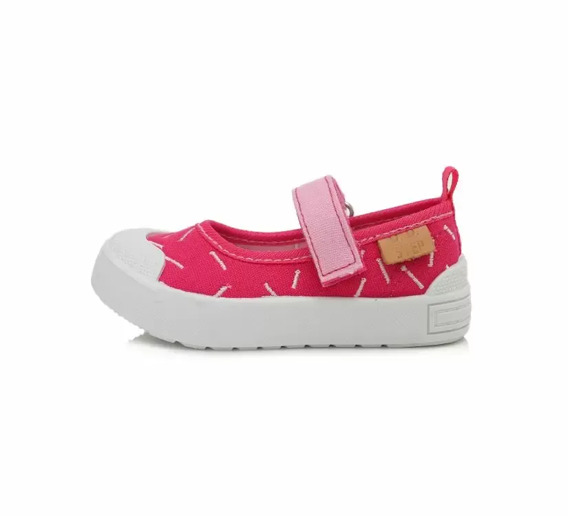 Текстильні мокасини D.D.Step Dark Pink