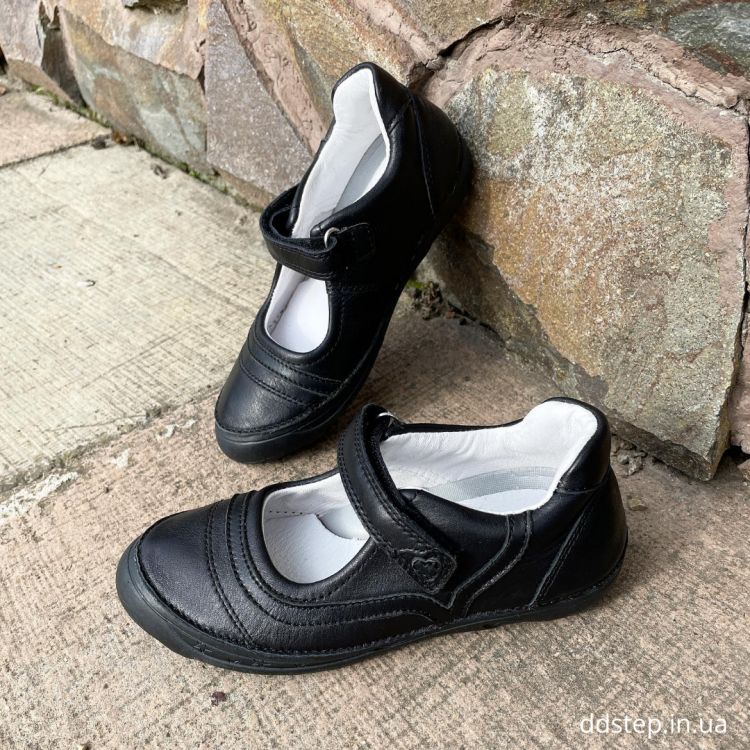 Туфлі для дівчинки D.D.Step Black